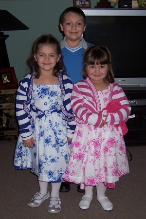 My kids at Easter 07