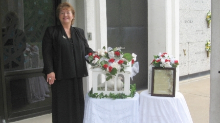 Memorial Doves - Mausoleum in Buffalo