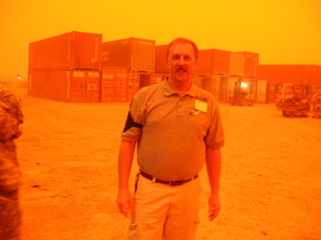 Sandstorm at Tallil Air Base Iraq 12 JUN 2007