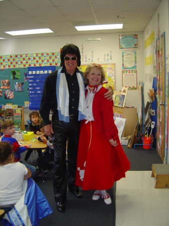 Elvis is in the building! (and in my kindergarten classroom!)