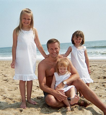 My son Adam and his daughters