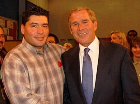 Me and President Bush
