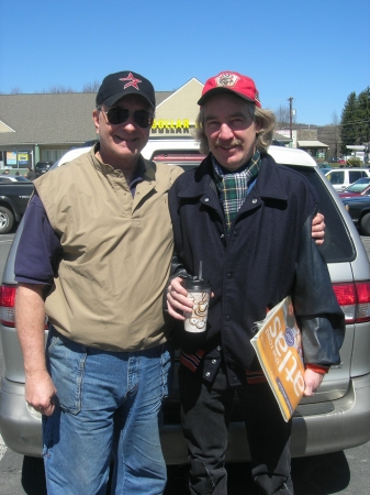 April, 2006 in the Poconos with William Sharpton, KHS class of 1966