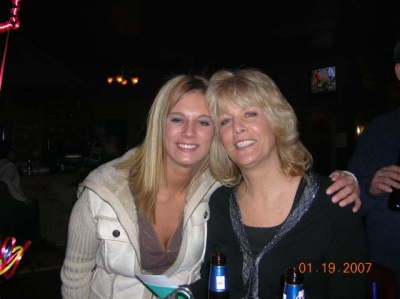 Daughter Ashley with wife, Sandy