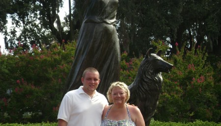 Dusty and I in Savannah in August 2010
