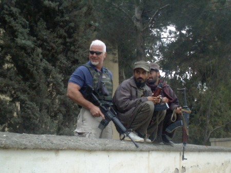 Gw with Afghan Police