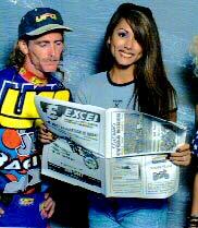 Leeann Tweeden and the new Colorado Supercross State Champ.