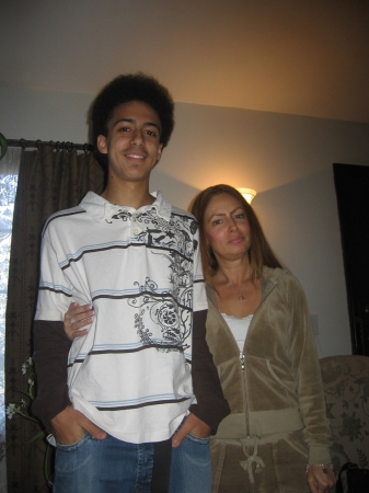 Me & my oldest son, Ron 12/22/07