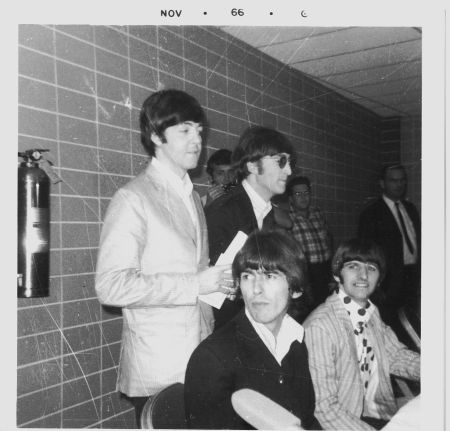 Beatles in Memphis 1966 Backstage