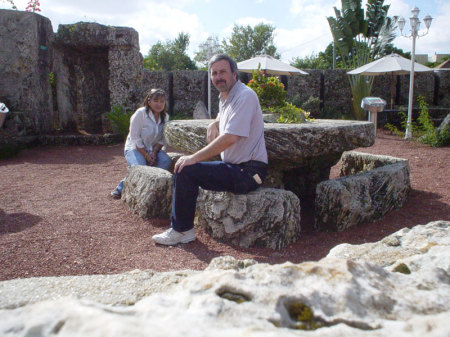 At the Coral Castle in Homestead Florida - 10/03