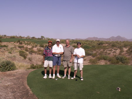 Golf in Scottsdale with Pete, TJ and Chris