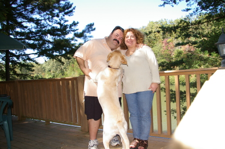 Me, my wife Cristy and our Dog Cremita