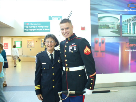 My Son Jason with Chief Kirkpatrick