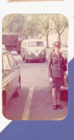 Arriving at 45th Med Bn. 3rd Armored Div. Hanau,Germany