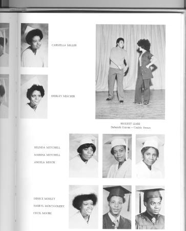 Yearbook Page with Debra