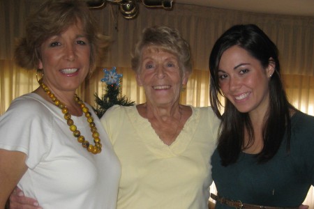 Mom, myself, and daughter, Michelle