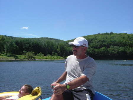 Rafting down the Delaware summer 2007