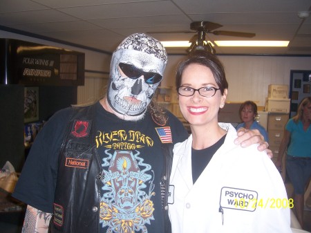 Me (Psych Doctor) w/ some crazy man! Halloween