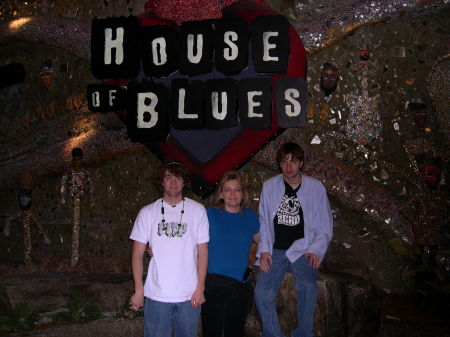 Me with my sons, Justin and Joel in Las Vegas