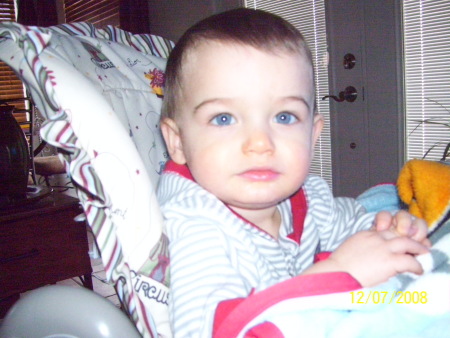 Brett Jr (14 months old)-my grandson