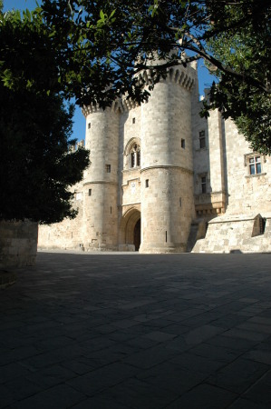 Castle through the trees