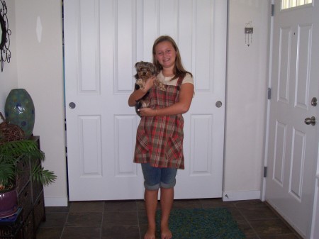 My Daughter Taylor & her dog, Tessa