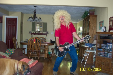 Halloween Grandpa the ROck Star