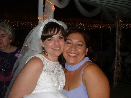 Carmen & Me at her wedding