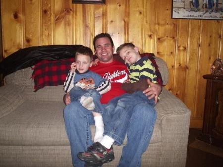 My hubby & my boys xmas 2007