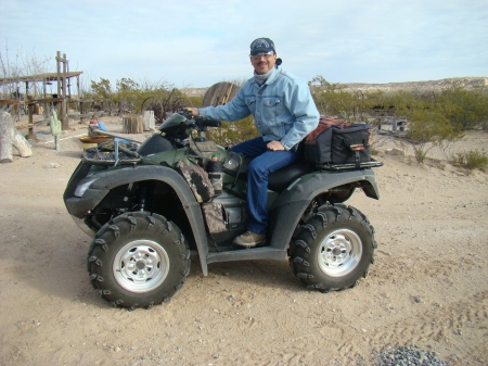 Riding ATV in El Paso 2008