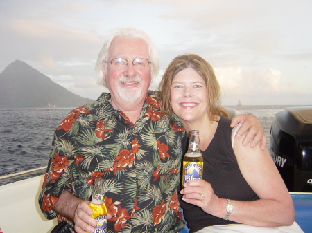 Our 25th Wedding Anniversary - St. Lucia - May 2006