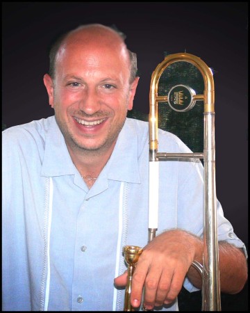 joe dallas trombone press photo
