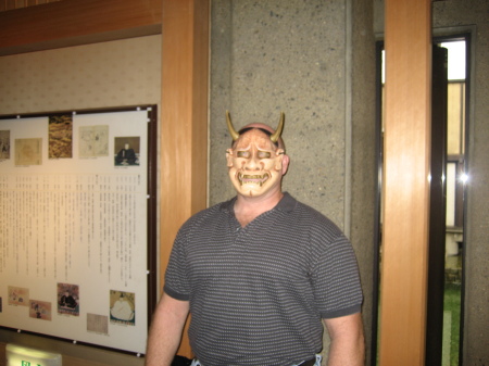 Goofing around in Nagoya Castle