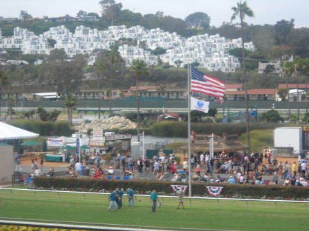 where the surf meets the turf del mar race