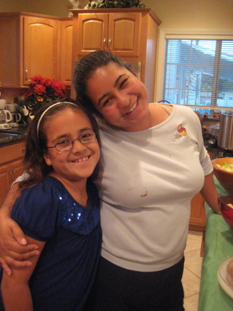 Me and Christina on her 10th birthday