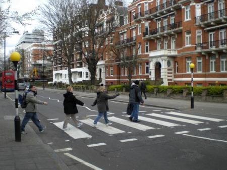 The "Fab Four" at Abbey Road