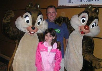 My daughter and I on a Disney Cruise