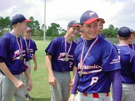 Travis a couple of years ago at the Junior Olympics for USA Baseball