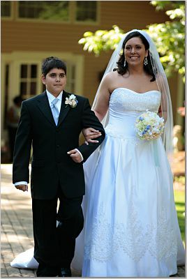 Tyler walking me down the isle