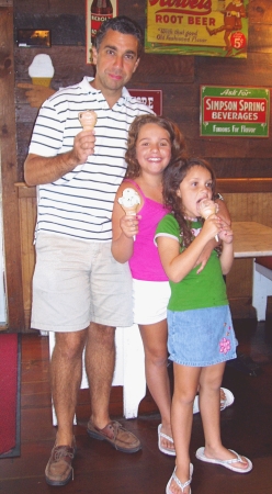 Me with my 2 daughers on Cape Cod