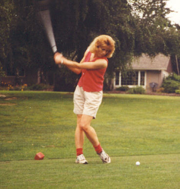 Mary Golfing in Gresham Washington