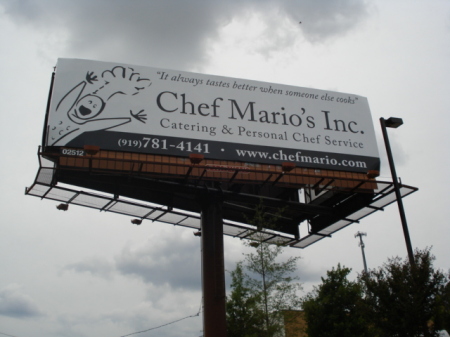 Chef Mario's Inc Billboard