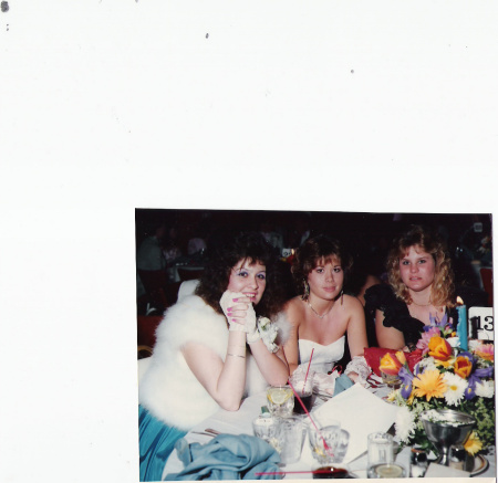 Me,Kristina and Michelle at Prom 1985-OMG!!!!