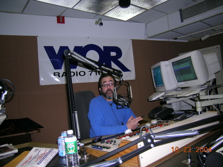 Lionel doing his talk radio show in NYC