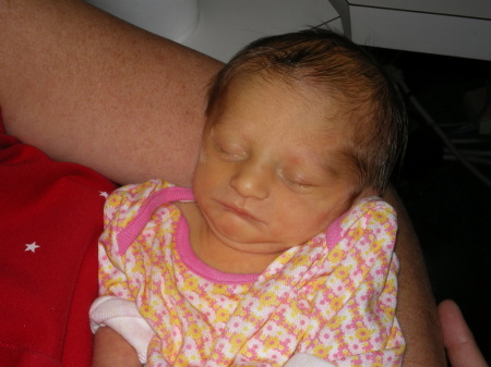 Our granddaughter - Laina she is 5 days old here