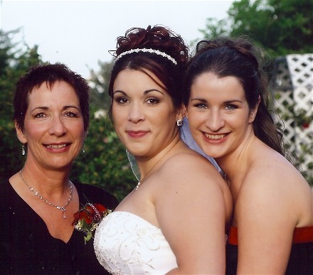 Daughter Angela's wedding in 2006