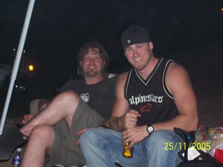 Son Dan & I - Camping in Glamis