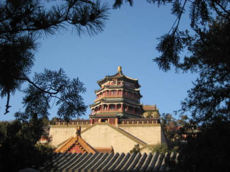 A close up of the Summer Palace