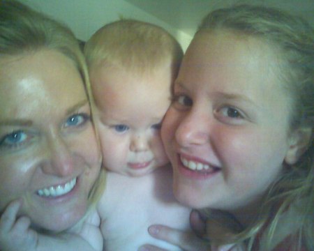 Me, granddaugher Emily, daughter Lizzy