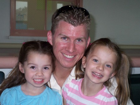 Daddy's Girls! Victoria(L) and Kaitlin(R)